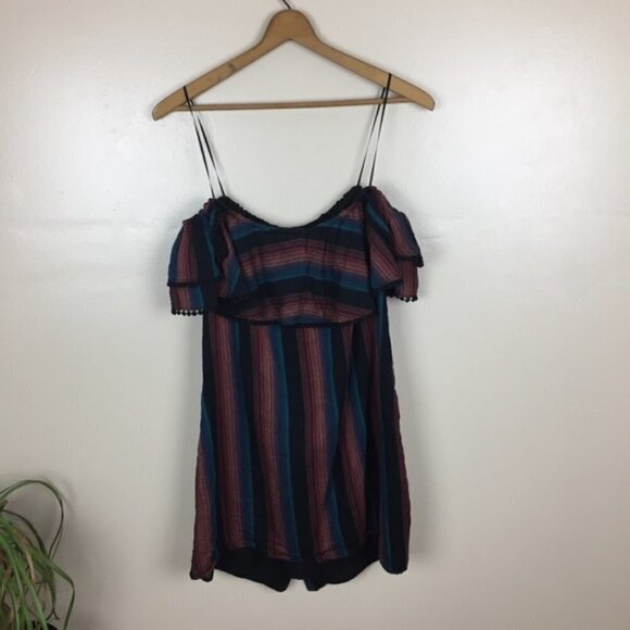 [WAYF] Boho Off the Shoulder Striped Top - Picture 8 of 8